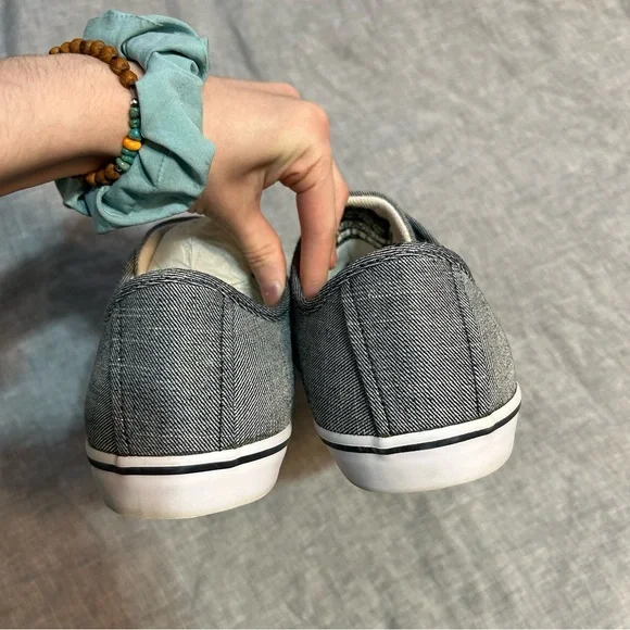 Gravis Dylan Rieder Slip On Sneakers in DK Navy Denim Size 11 NIB Discontinued